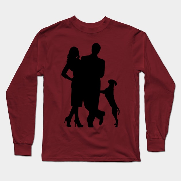 dogs Long Sleeve T-Shirt by samodz